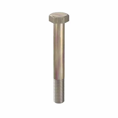 LINDSTROM Hex Head Cap Screw: Steel, Class 10.9, Zinc Yellow, M12, Metric, 95 mm lg - Class 10.9 Steel Hex Head Cap Screws