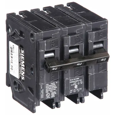 SIEMENS Q340 Q Series Plug-In Miniature Circuit Breaker - Q Series, Plug-In Siemens Miniature Circuit Breakers