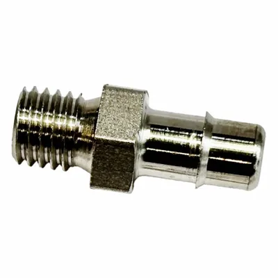 MEM-CO Stainless Steel Barbed Tube Fitting, Threaded, 2,000 psi - Stainless Steel Barbed Tube Fittings