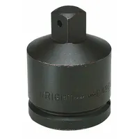 WRIGHT TOOL Impact Socket Adapter: 1 1/2 in Input Drive Size, Black Oxide, Square (MPN 84901)