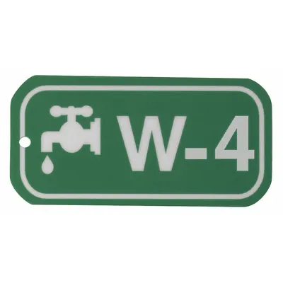 BRADY Lockout Tag: None/ No Header, W-4, Polystyrene, English, Plastic (MPN 105647) - Safety