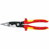Crimper: 14 AWG to 14 AWG, 8 in Overall Lg, Insulated, Crimp/Cut/Debut/Loop, Deluxe Cushion Grip (MPN 13 88 8 US)