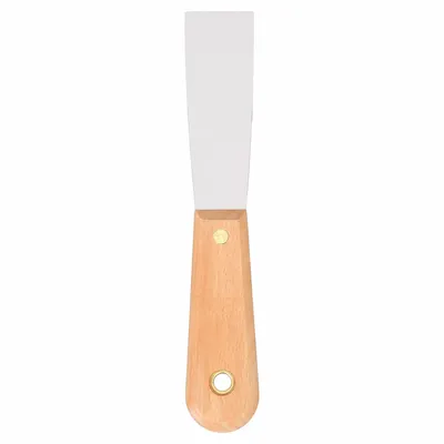 WESTWARD Scraper: Bld. Mat. Carbon Steel, Hdl. Mat. Wood, Stiff - Standard Scrapers