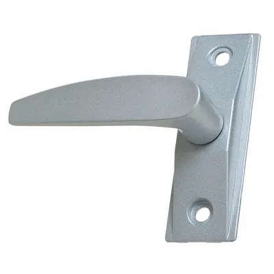 KABA ILCO Deadlatch Handle: Lever, Aluminum (MPN 456-S-LH-01-AL) - Lever Deadlatch Handles
