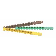 Green powder load charges for powder-actuated tools, 0.27 caliber with Brass 3 casing. Compatible with Cobra, Rocket, SA270, Viper, and XT540 tools. Pack of 100. Used for driving fasteners into concrete, steel, and masonry in construction and industrial fastening applications.