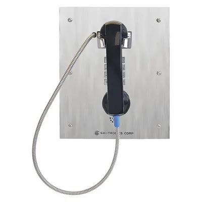 HUBBELL GAI-TRONICS Telephone: Flush Mount, Rugged Phones for Haz Areas, Keypad, 276-001, PSTN - Rugged Phones for Hazardous Areas