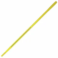 Straight replacement handle for shovel blades. Constructed with a fiberglass core and polypropylene coating. Handle length is 48 inches. Suitable for use in gardening, landscaping, and general material handling tasks.