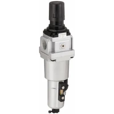 GROZ Filter-Regulator: Heavy Duty Series, 1 in NPT, 193 cfm, 40 micron, 7 psi to 145 psi - GROZ FRL Air Filter/Regulators
