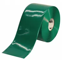 Floor Marking Tape: Extra-Durable, Solid, Green, 6 in x 100 ft, 50 mil Tape Thick, Mighty Line® (MPN 6RG)