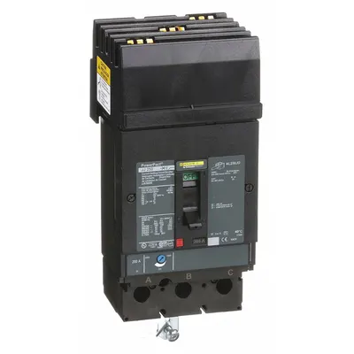 SQUARE D Molded Case Circuit Breaker: 200 A Amps, 25 kA @ 600V AC, Adj, Line/Load Lug - Square D Molded Case Circuit Breakers for I-Line Panelboards