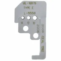 Wire Stripper Replacement Blades: 1 4/5 in Overall Lg, Steel, Less than 6 in, 10F560, 45-176, L-5559