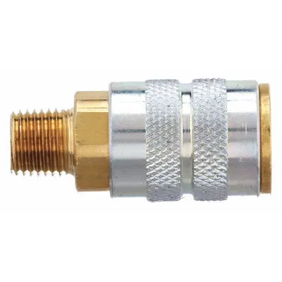 DIXON VALVE & COUPLING Quick Connect Hose Coupling: 1/4 in Body Size - Industrial Interchange Brass Quick-Connect Air Coupling Bodies