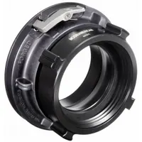MOON AMERICAN Fire Hose Adapter: 4 in_5 in Compatible Pipe Size, NH x Storz, Straight, Aluminum, NH (MPN 7115-40250Z)