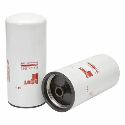 FLEETGUARD Fuel Filter: Spin-On, 12 1/16 in Overall Lg, 5 7/16 in Outside Dia - Spin-On Fuel Filters