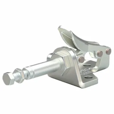 DE-STA-CO Straight-Line Action Clamp: Flange Base Mounting, Std Horizontal Handle - Standard Straight-Line Toggle Clamps