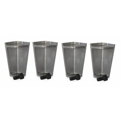 LOVEJOY Mounting Feet Kit for Aluminum Hydraulic Tanks, 84527101301 - Mounting Feet Kits for Aluminum Hydraulic Tanks
