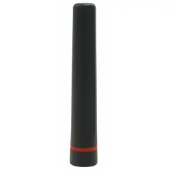 UHF stubby antenna designed for ICOM-compatible radios, including the F7020 and F4400D series. Operates in the 400 MHz to 450 MHz frequency band. Overall length of 2 3/8 inches. Black finish. Suitable for two-way radio communication in various settings.