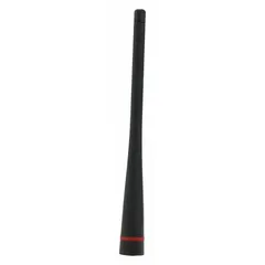 This ICOM whip antenna is designed for use with F4400D and F7020 radio series. It operates in the HF band from 470 MHz to 520 MHz. The antenna has an overall length of 5 1/2 inches and is finished in black. Suitable for professional two-way radio communication.