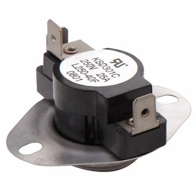 OEM Temperature Limit Controller: Open and Close on Rise, SPDT, 120°F_140°F Closing - Surface Mount Limit Controls