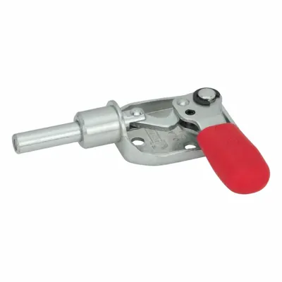 JW WINCO Push-Pull Toggle Clamp: Flange Base Mounting, Std Clockwise Handle, 45.2 mm Arm Lg - Standard Straight-Line Toggle Clamps
