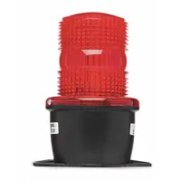 FEDERAL SIGNAL Warning Light: Red, Strobe Tube, 120V AC, 3 1/8 in Overall Dia, 5 13/16 in Overall Ht (MPN LP3T-120R)