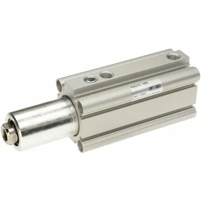 SMC Air Cylinder: 40 mm Bore Dia, 145 MPa Max Op Pressure, 1/8 in Rc, Rubber Cushion - Rotary Clamp Cylinders