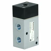 Pilot Air Control Valve: Three-Way / Two-Position, 3/8 in NPT, 3/8 in NPT, Aluminum, Spring Return (MPN 8227A1NP3014A00)