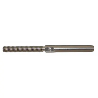 LOOS Wire Rope Stud: 5/16 in Compatible Rope Dia, Right Hand, 2 in Thread Lg - Right-Hand Thread Stud