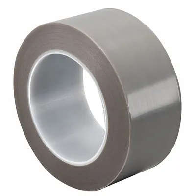 TAPECASE Film Tape: 2 in Wd, 36 yd Lg, 4.5 mil Thick, Acrylic, Polytetrafluoroethylene Film - PTFE Slick Surface Tape