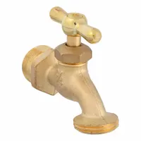 APPROVED VENDOR Hose Bibb: Tee, Brass, Brass, Zinc, 3/4 in Inlet Connection Size, NPT (MPN 103-004NL)