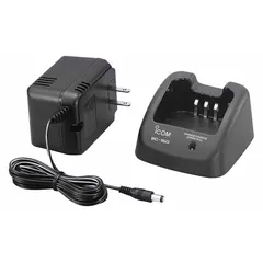 The ICOM BC160 is a single unit charger designed for use with ICOM F14 series two-way radios, including models F3011, F3021, F3161, F4011, F4021, and F4161. It provides a dedicated charging solution for compatible radios in communication applications.
