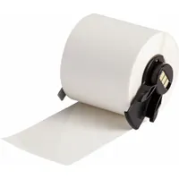 Continuous Label Stock: 1 29/32 in x 50 ft, Polyester, Clear (Gloss), Indoor (MPN M6C-1900-430)