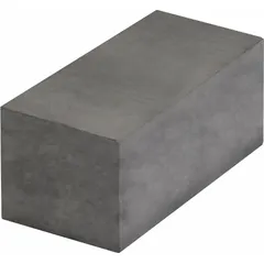 Ceramic block magnet, 2 in long, 1 in wide, 1 in thick, with a maximum pull force of 22 lbf. Suitable for holding, lifting, and positioning ferrous parts in industrial fixturing, automation, and material handling applications.