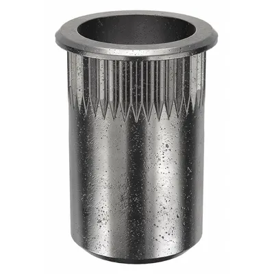 AVK Rivet Nut: #8-32 Thread Size, 7/16 in Overall Lg, 17/64 in Insert Dia, Round - Low-Profile Twist-Resistant Rivet Nuts