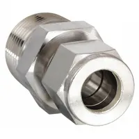 PARKER Compression Fitting Adapter: 3/4 in OD x 1/2 in Pipe Fitting Size, Compression x MNPT (MPN 12MSC8N-316)