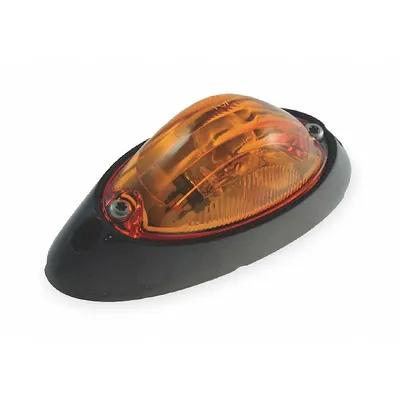 GROTE Side Turn Marker Lamp: Incandescent, Turn Signal Light, Amber, Oval - Turn Signal Lights