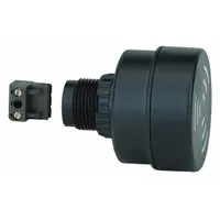WERMA Buzzer: Buzzer Sound, 0.25 W Watt, 24V AC/DC, Indoor/Outdoor, 10900075, 52 mm dia