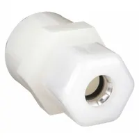 PARKER Compression Fitting Adapter: 3/8 in OD x 1/2 in Pipe Size, Compression x FNPTF, Nylon (MPN N6FC8)