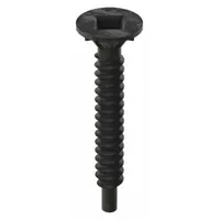Multi-Material Screw: Multi-Material Screw, #8 Screw Size, 1 1/4 in Lg, Steel, Plain, Flat, 1,000 PK (MPN 08T125W)