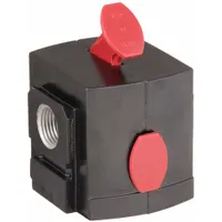 ARO Air Line Lockout Valve: 1/2 in NPT, 1/2 in NPT Outlet Size, 250 psi Max Op Pressure, 2000 (MPN 104392-4)
