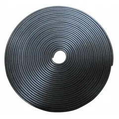 Round electrical cable designed for festoon systems used in industrial cranes, hoists, and moving machinery. Supplies power and control signals to equipment traveling along a track. Cable diameter is 0.6875 inches with an overall length of 12 inches.