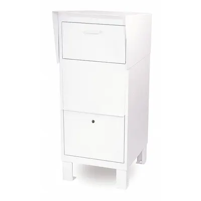 SALSBURY INDUSTRIES Courier Box: Not USPS Master Lock Compliant, 1 Doors, Horizontal - Mailboxes for Packages