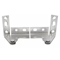 This full surface-mount pivot hinge is constructed of steel and supplied as a 2-pack. Each hinge has a leaf height of 3 inches and a leaf width of 2 1/2 inches. It is commonly used for cabinet and wardrobe doors in light-duty industrial and commercial cabinetry applications