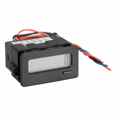 RED LION Counter: Hour Meters, DIN Track Mounting, 1 1/8 in x 2 in, UL, LCD - Digital Counters