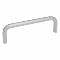 This load-rated standard U pull handle is constructed from stainless steel with a silver finish. It features a grip length of 8.94 inches and a thickness of 0.31 inches, with M5 threaded holes for direct mounting. Commonly used on industrial enclosures, machinery doors, and heavy-duty cabinets requiring a secure grip