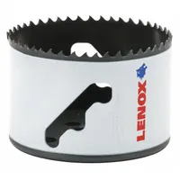 LENOX Hole Saw: 3 1/8 in Saw Dia., 4/5 Teeth per Inch, 1 3/4 in Max. Cutting Dp, 5/8"-18 Thread Size (MPN 3005050L)