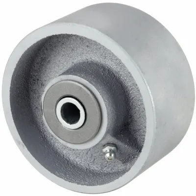 OEM Caster Wheel: 4 in Wheel Dia - Iron Tread Wheels
