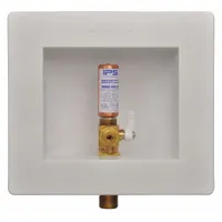 WATER-TITE Outlet Box: 1/2 in Sweat, 1/2 in Sweat, Center, 5.75 in Box Wd, 4.87 in Box Ht (MPN 87978)