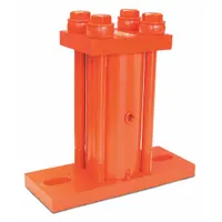 VIBCO Piston Vibrator: Bolt-On Mount, 2,400 vpm, 8,000 lb to 20,000 lb, 1/4 in NPT, Steel (MPN 50-2L)