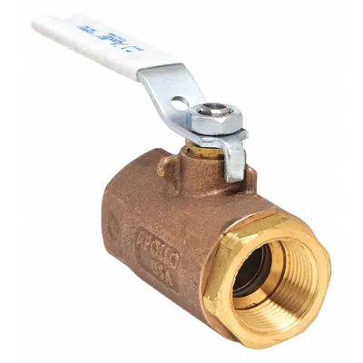 APOLLO 70LF14A01 Bronze Ball Valve, 4 in, FNPT x FNPT, Std Port, Lever Handle - Bronze Ball Valves